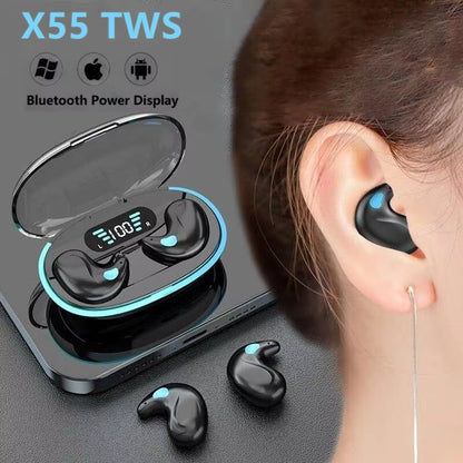 X55 Wireless Sleeping Earbuds Waterproof