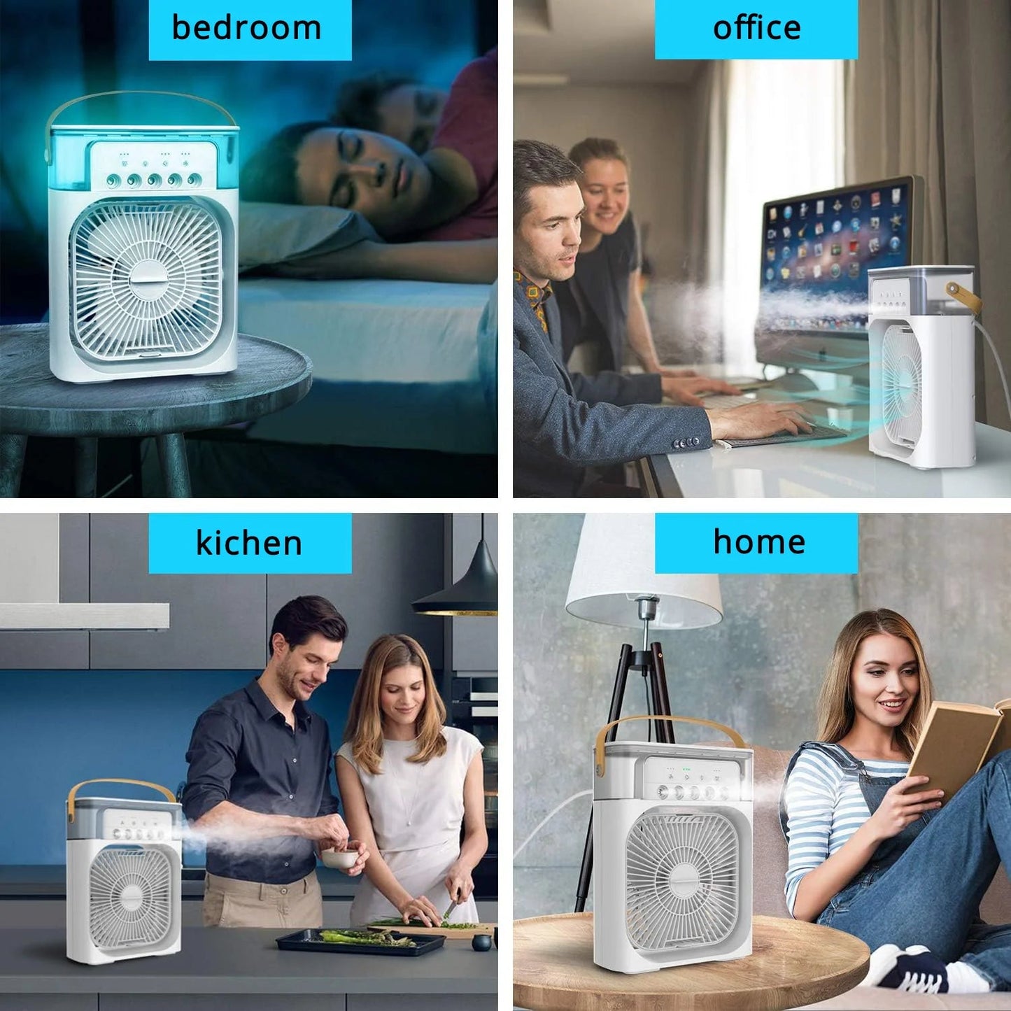 Portable Humidifier Air Conditioner Fan